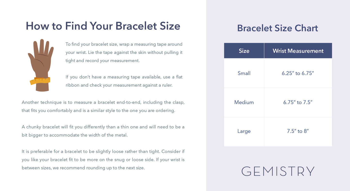 Gemistry 14K White Gold 0.13 Ct Round Diamond Life is Beautiful Bracelet(GH Color, I1 Clarity)