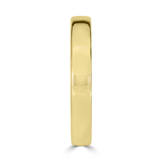 Bob Mackie Jewelry Gold over Brass Band Ring, Size 7