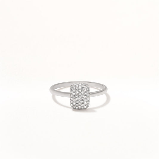 Women 14K Rose, White, Yellow Gold 0.20Ct Round Diamond Ring (GH Color, SI1 Clarity), Ring Size 7 (White)