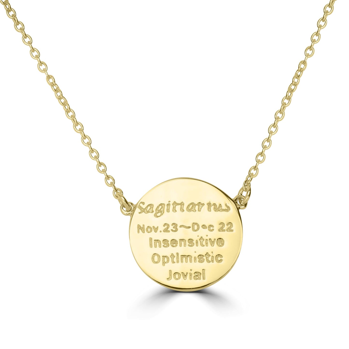 Gemistry 14k Gold Over Sterling Silver Sagittarius Zodiac Crystal Pendant Necklace, 16 Inches