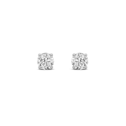 14K White Gold 2.0 CTTW Lab Grown Diamond Stud Earrings