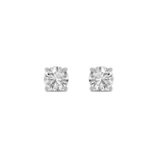 14K White Gold 3.0 CTTW Lab Grown Diamond Stud Earrings