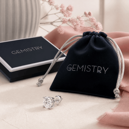 14K White Gold 1.0 CTTW Lab Grown Diamond Stud Earrings