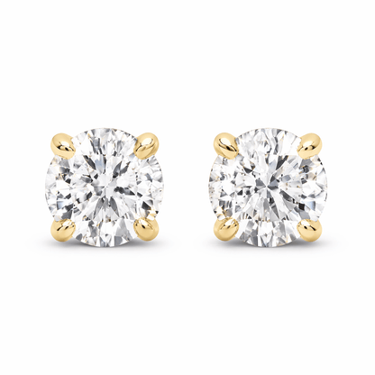 14K Gold 2.0 CTTW Lab Grown Diamond Stud Earrings