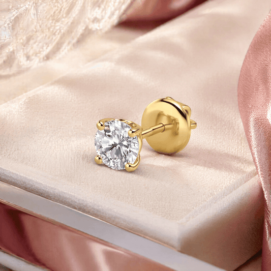 14K Gold 2.0 CTTW Lab Grown Diamond Stud Earrings