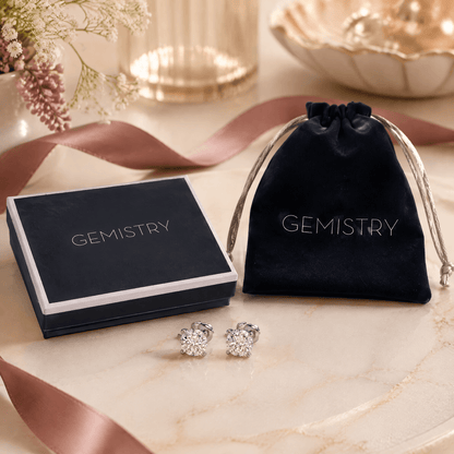 14K White Gold 3.0 CTTW Lab Grown Diamond Stud Earrings