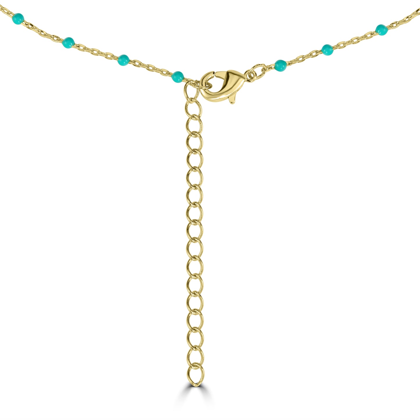 Bob Mackie Jewelry 14K Gold Over Brass Black Enamel White Cubic Zirconia Cross Pendant Necklace, 16-18 Inches