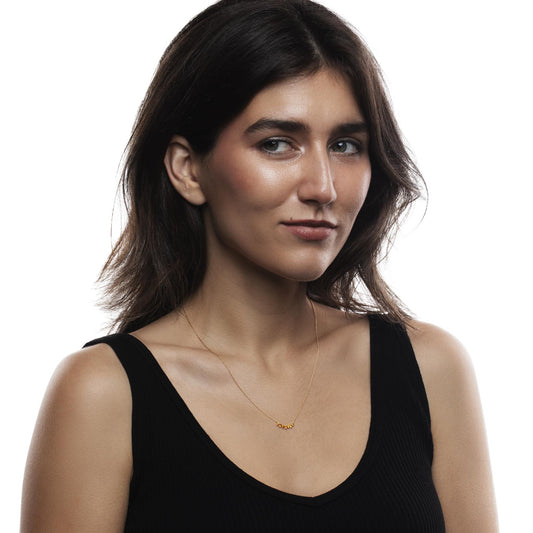 Gemistry Natural classic Gemstone Pendant Necklace with Citrine In 925 Sterling Silver For Women, Girls With 18" Cable Chain | Birthstone Jewelry Gift For Her