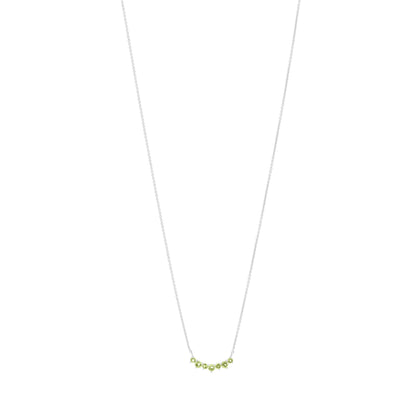 Gemistry Womens or Girls 14K Gold Girl Genuine Peridot Stone Pendant Necklace with 18 Inch Cable Chain Birthstone Jewelry Gift For Her Birthday | Wedding | Anniversary