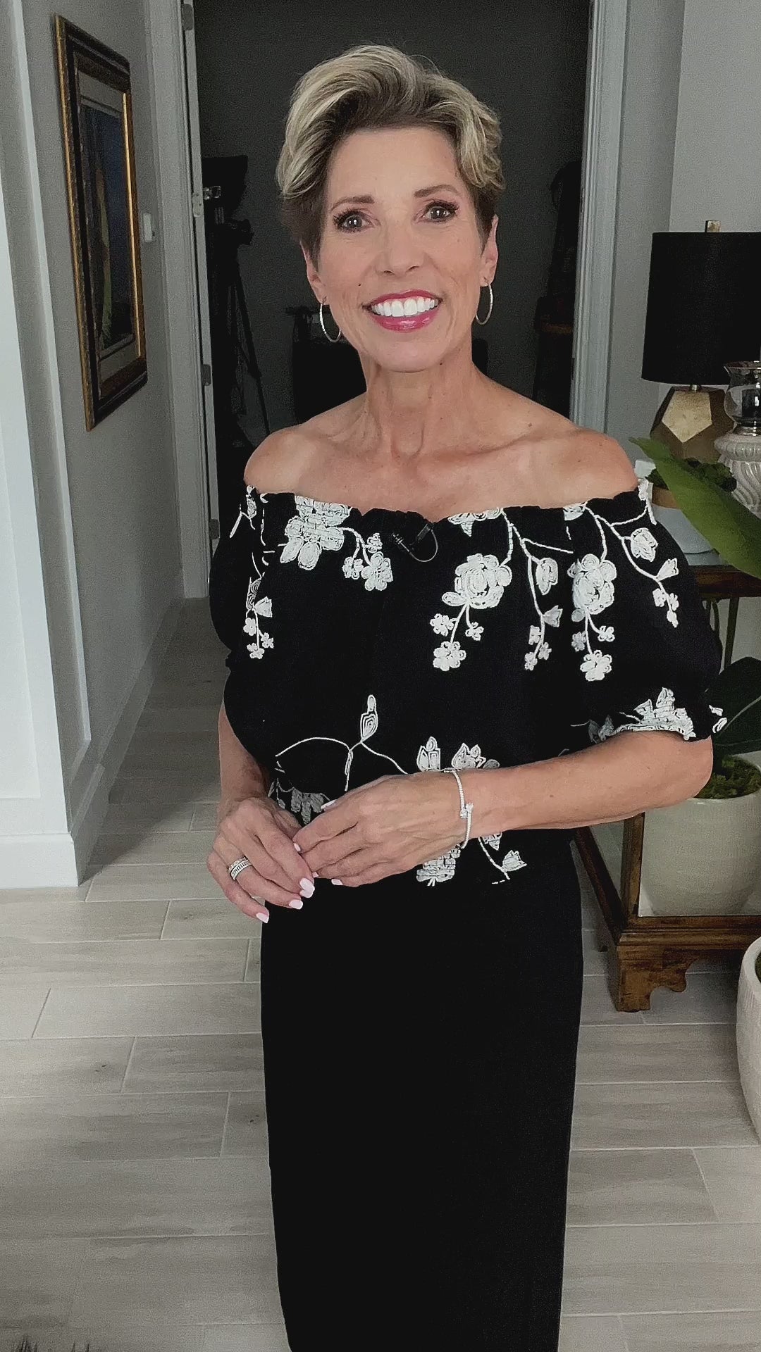 CHRISTIAN DADA　Crow Bangle Sterling Silver Pear Cut CZ Bypass Bangle Bracelet – Gemistry